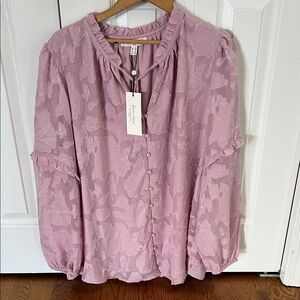 Plus Size 1X Blouse Haver and Blair